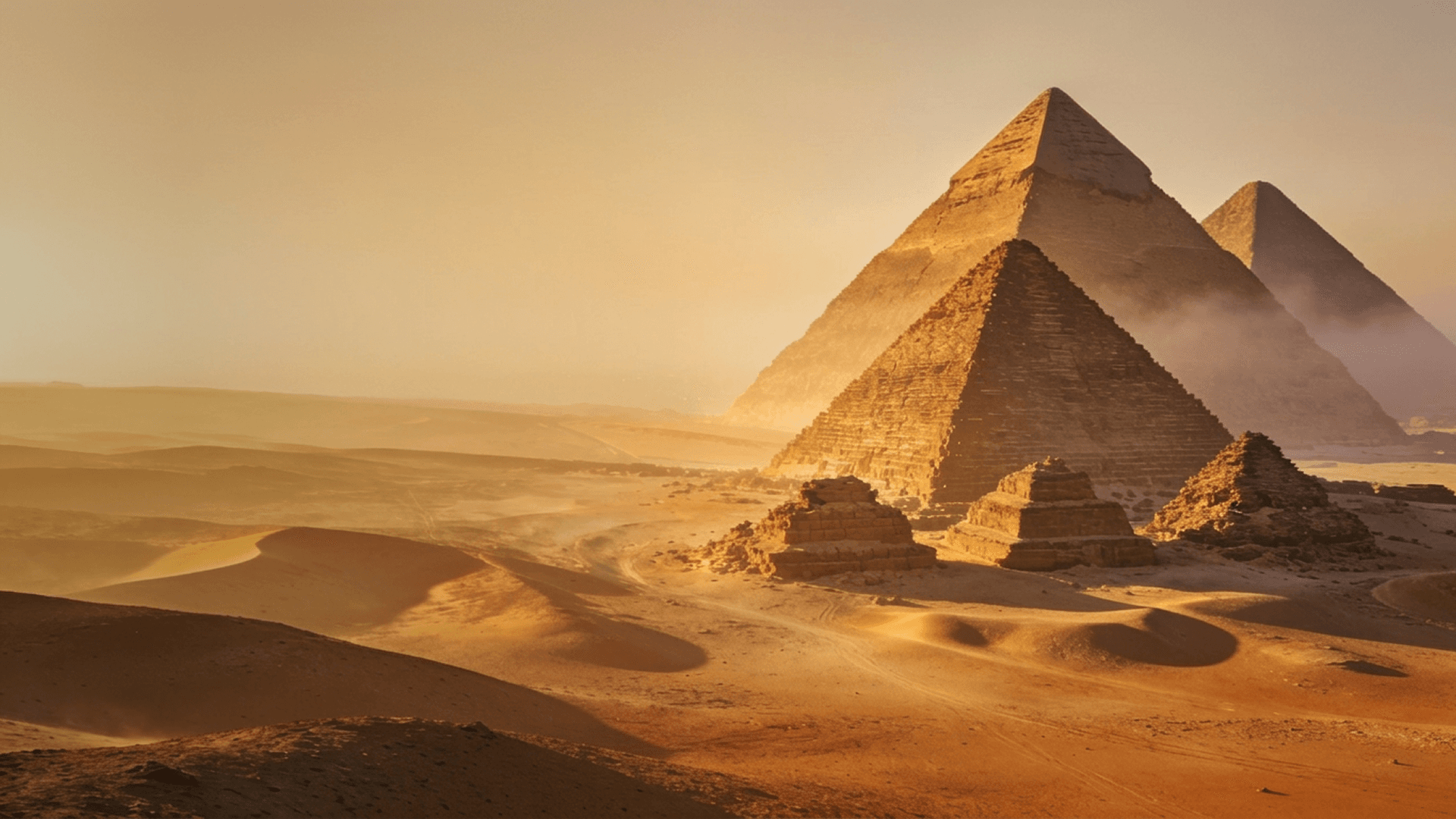 Scenic view of the Egyptian desert